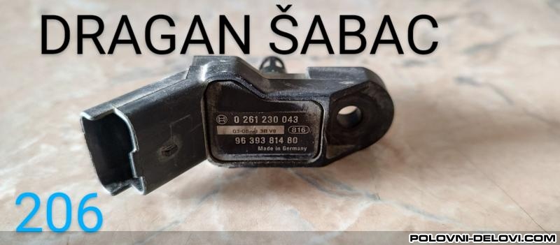 Peugeot  206 Map Senzor 963938148 Elektrika I Paljenje