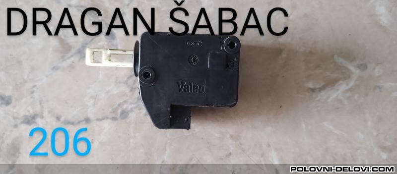 Peugeot  206 Motor Centrale Gepek Elektrika I Paljenje
