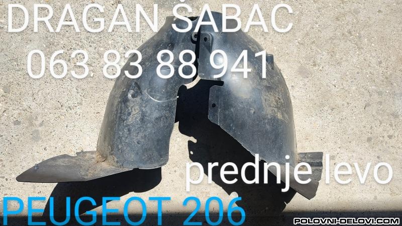 Peugeot  206 Potkrilo Podkrilo Karoserija