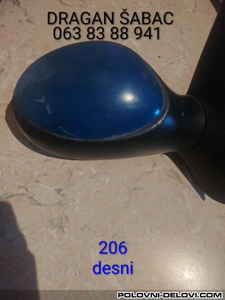 Peugeot  206 Retrovizor Desni  Karoserija