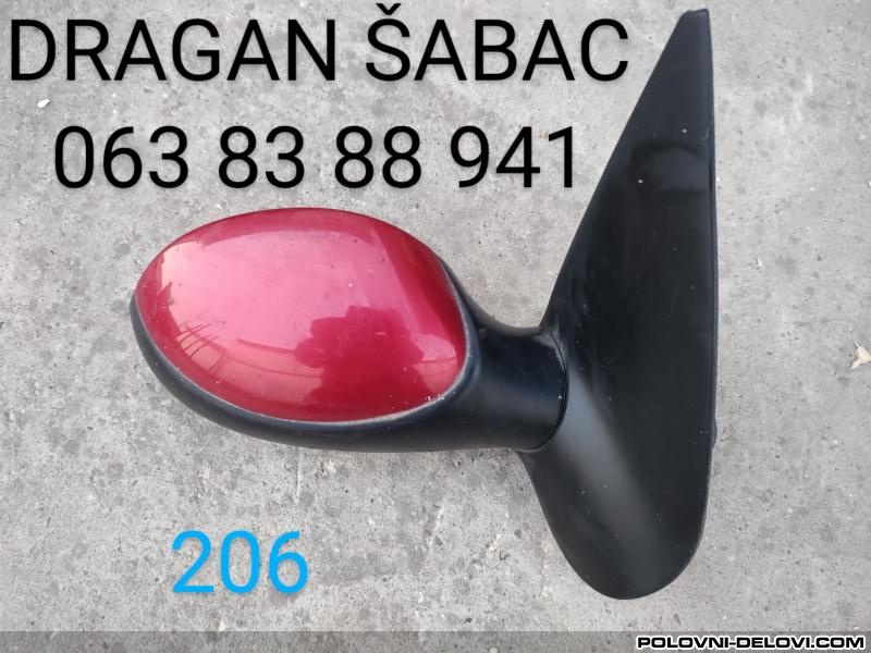 Peugeot  206 Retrovizor Desni  Karoserija