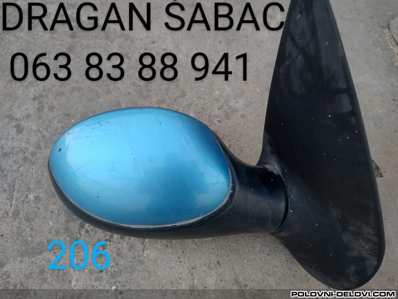 Peugeot  206 Retrovizor Desni  Karoserija