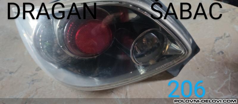 Peugeot  206 Stop Svetlo Levo Svetla I Signalizacija