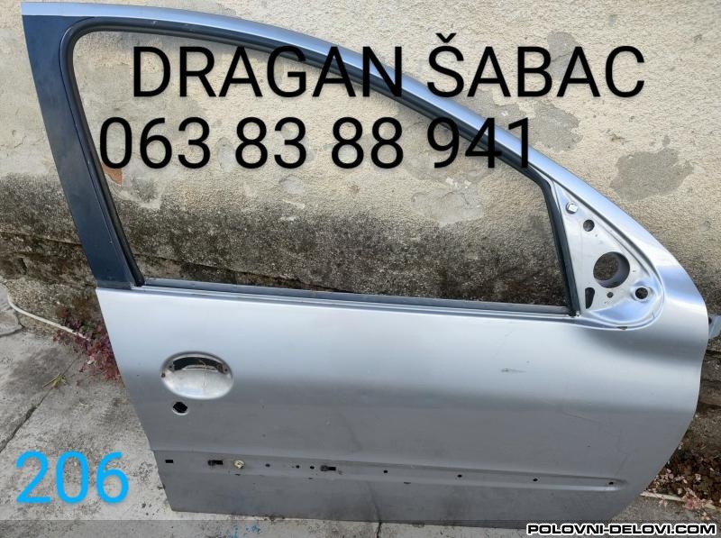 Peugeot  206 Vrata Prednja Desna  Karoserija