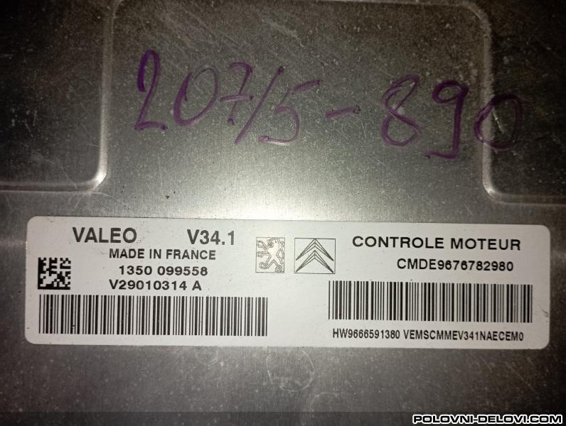 Peugeot  207  Elektrika I Paljenje