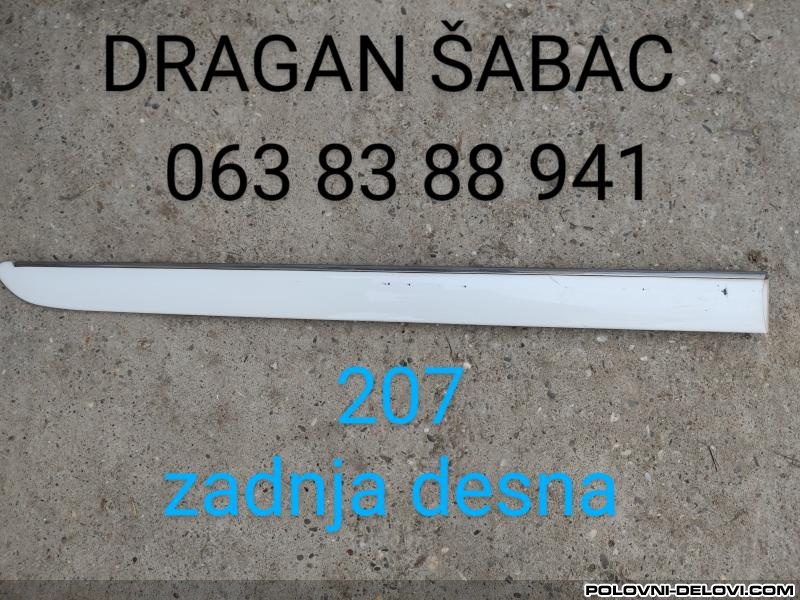 Peugeot  207 Lajsna Zadnja Desna  Karoserija