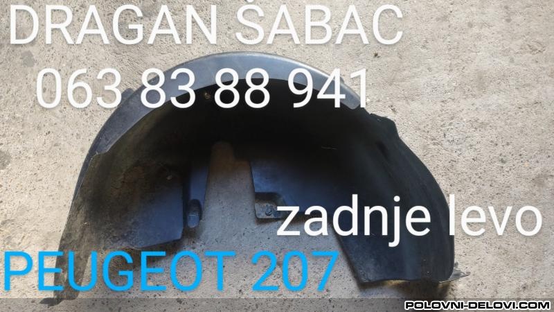 Peugeot  207 Potkrilo Podkrilo Karoserija