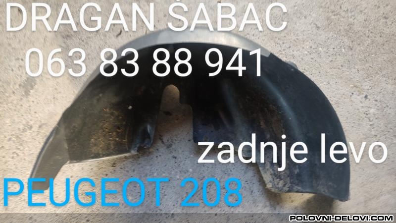 Peugeot  208 Potkrilo Podkrilo Karoserija