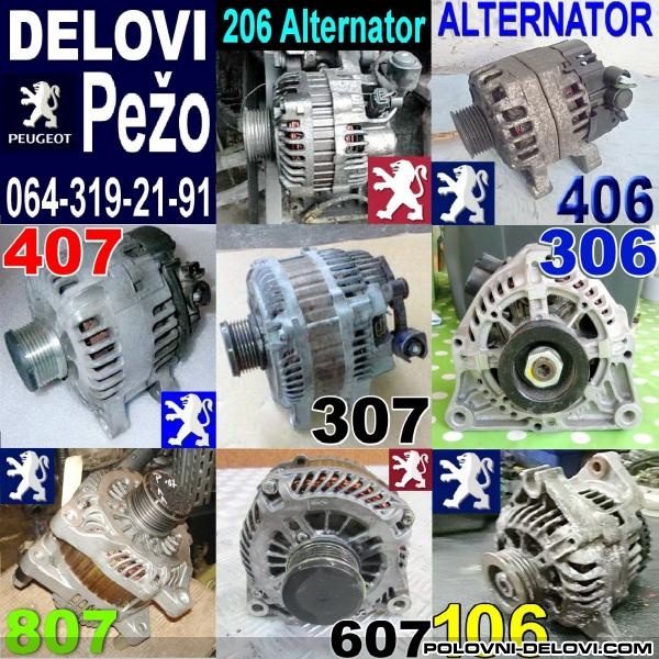 Peugeot  307 ALTERNATOR Elektrika I Paljenje