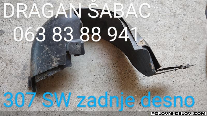 Peugeot  307 Potkrilo Podkrilo Karoserija