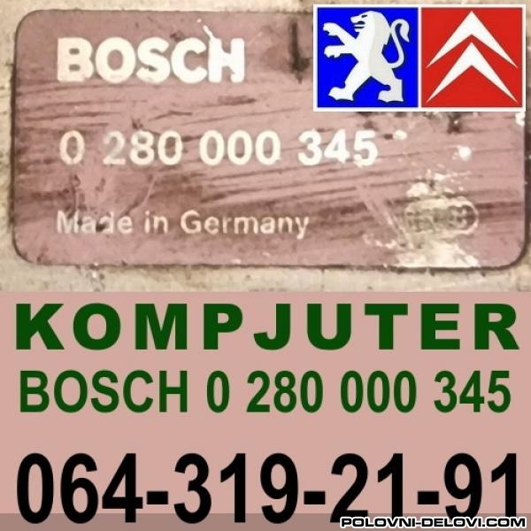 Peugeot  405 BOSCH 0 280 000 345 Elektrika I Paljenje
