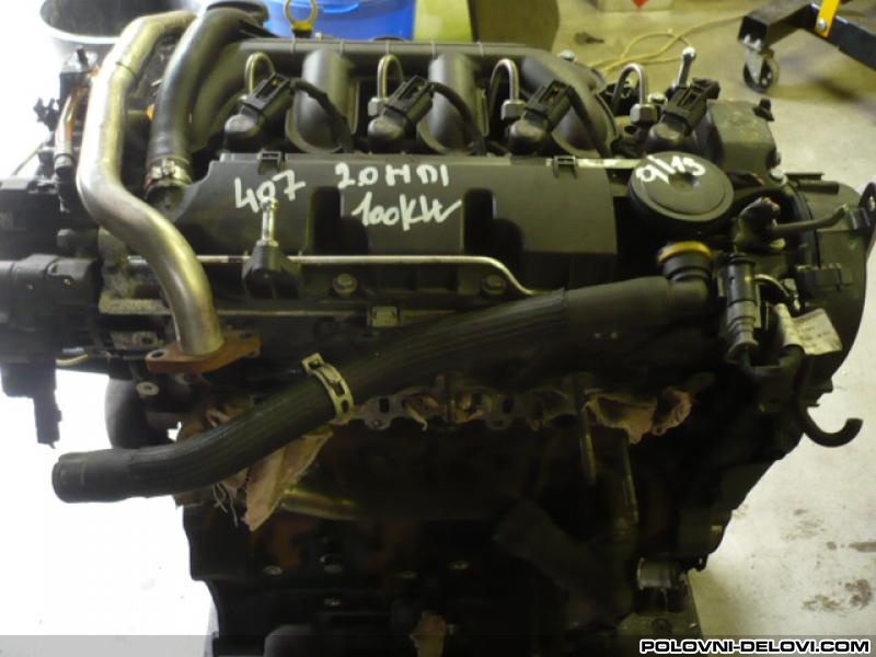 Peugeot  407 2.0 Hdi 100 Kw Motor I Delovi Motora