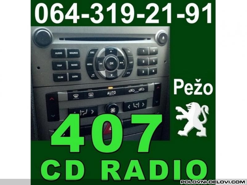 Peugeot  407 CD Radio Pezo 407 Audio