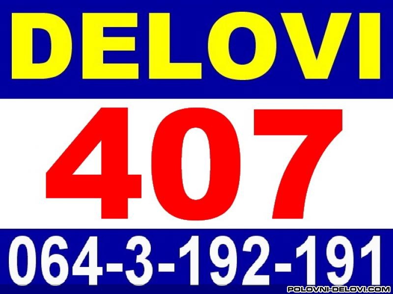 Peugeot  407 Dizna Regulator Senz Elektrika I Paljenje