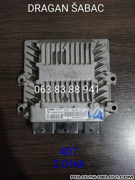 Peugeot  407 Kompjuter Motora  Elektrika I Paljenje