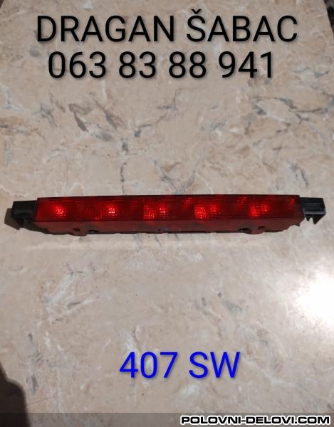 Peugeot  407 Treci Stop SW Svetla I Signalizacija