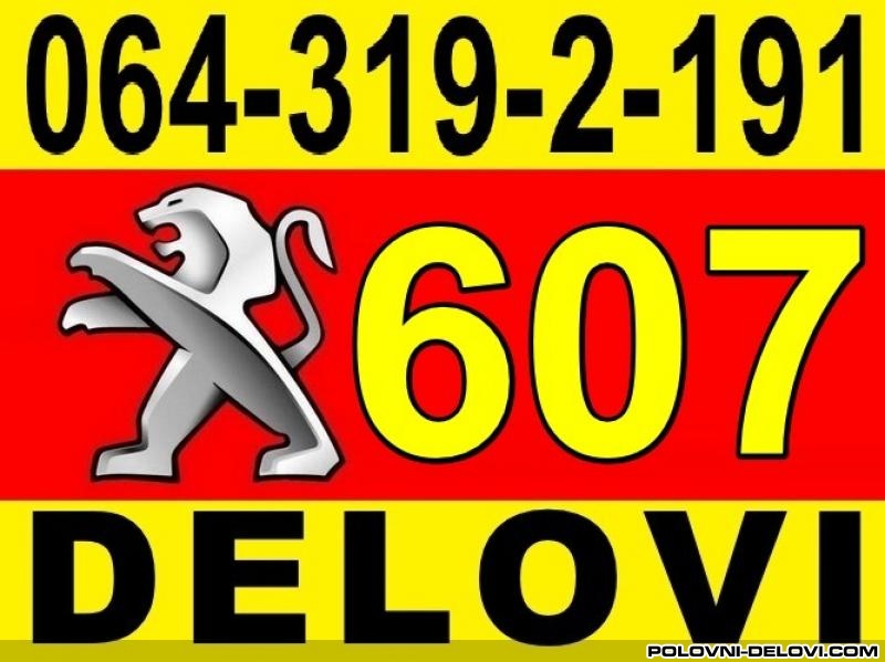 Peugeot  607  Razni Delovi