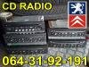 Peugeot  807 CD Radio Audio
