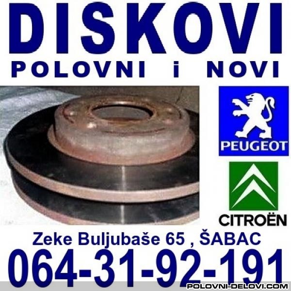 Peugeot  807 DISKOVI KLESTA Kocioni Sistem