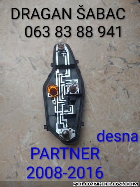 Peugeot  Partner Stop Svetlo  Svetla I Signalizacija