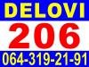 Pezo 206 DISKOVI Kociona KLESTA PLOCICE I Razni DELOVI