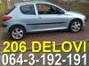 Pezo 206 KM SAT ABLENDER DISPLEJ I DELOVI