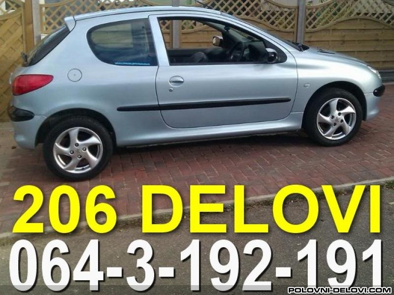 Pezo 206 Razni DELOVI. MAGLENKA. RETROVIZOR. ZMIGAVAC