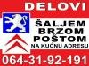 Pezo 207 DISKOVI PLOCICE I Razni DELOVI