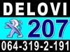 Pezo 207 DIZNA PUMPA SENZOR TURBINA VAKUM VENTIL - Delovi