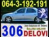 Pezo 306 KM SAT DISPLEJ PUMPICA BRISACA I Razni DELOVI