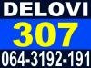 Pezo 307 POLUOSOVINA SET KVACILA I Razni DELOVI