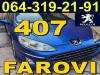 Pezo 407 FAROVI MEGLENKE