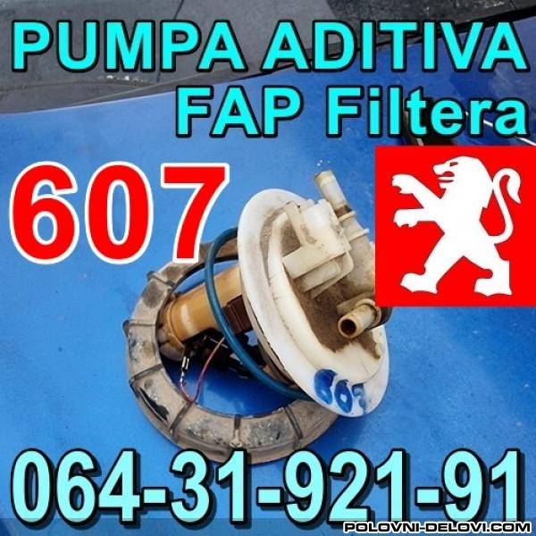 Pezo 607 PUMPA ADITIVA FAP Filtera Peugeot