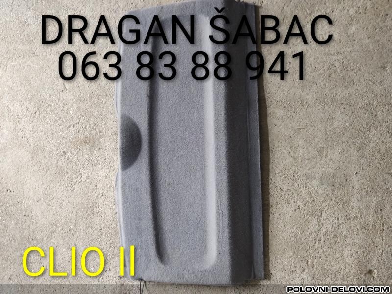 Renault  Clio Daska Gepeka  Enterijer