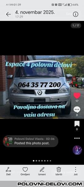Renault  Espace Dci Kompletan Auto U Delovima