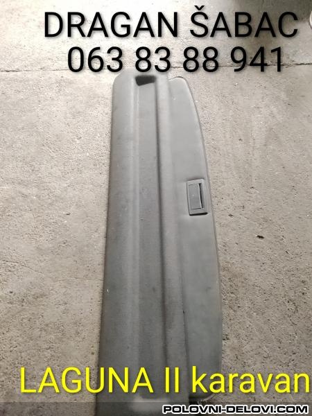 Renault  Laguna Roletna Gepeka  Enterijer