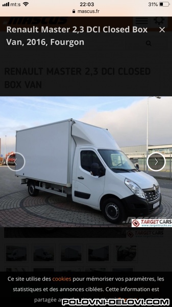Renault  Master 2.3 Kompletan Auto U Delovima