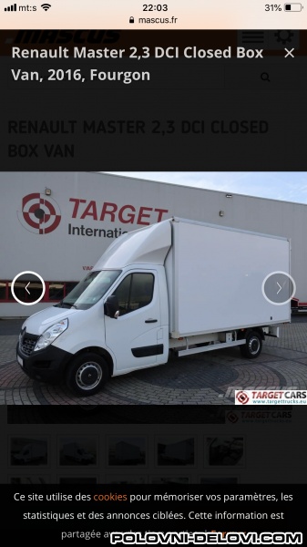 Renault  Master 2.3 Kompletan Auto U Delovima