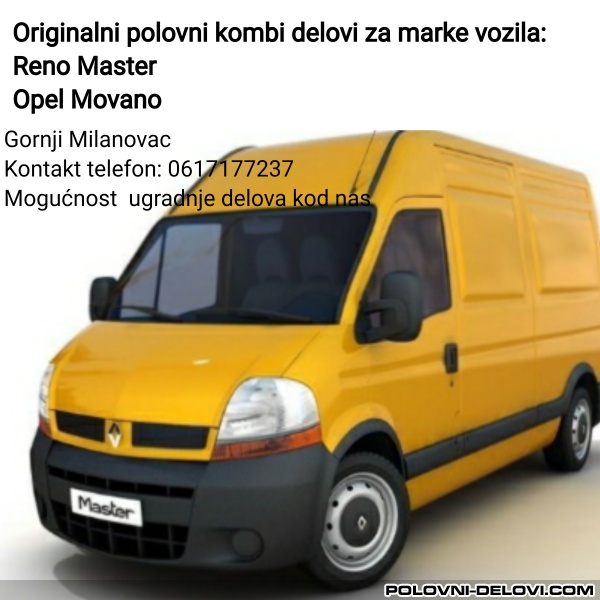 Renault Master Kompletan Auto U Delovima
