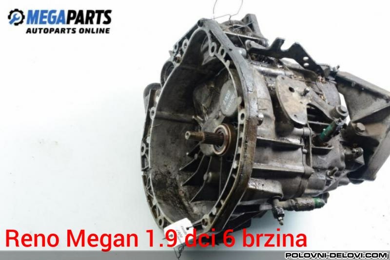 Renault  Megane 1.9 Dci  6 Brzina Menjac I Delovi Menjaca