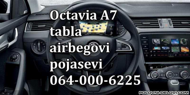 Skoda  Octavia A7 TABLA. POJASEVI Enterijer