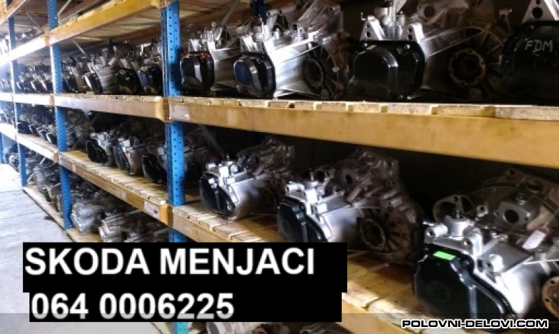 Skoda  Rapid  Menjac I Delovi Menjaca