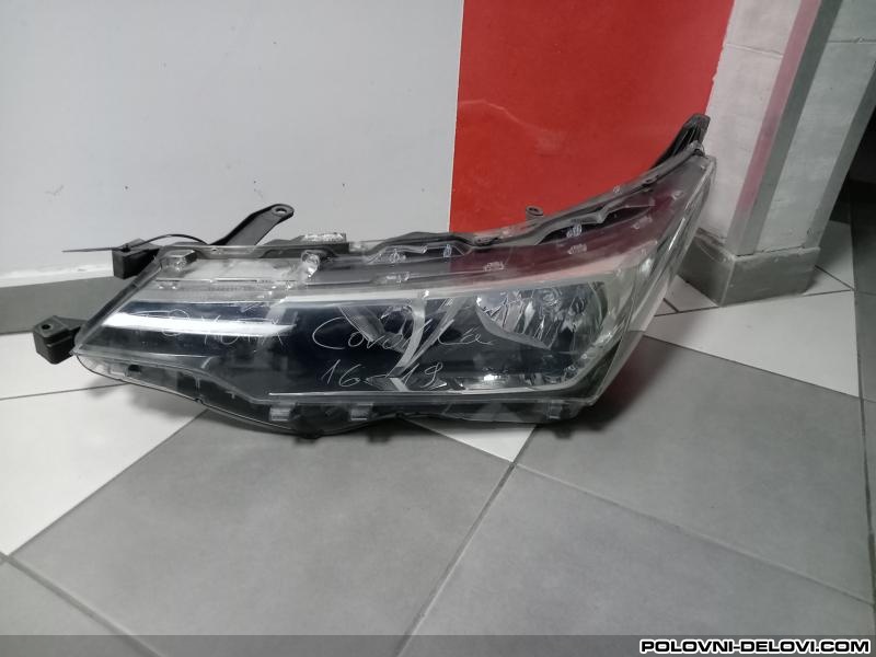 Toyota  Corolla  Svetla I Signalizacija