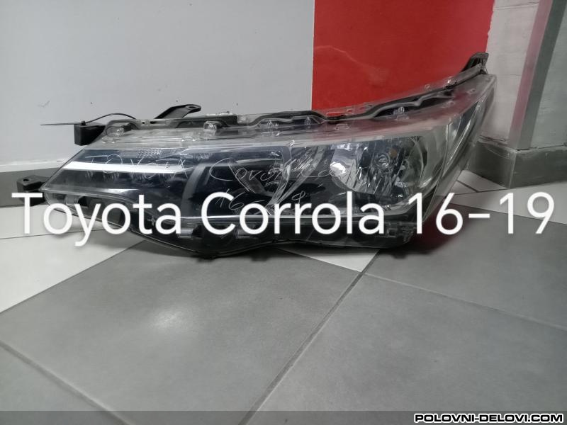 Toyota  Corolla  Svetla I Signalizacija