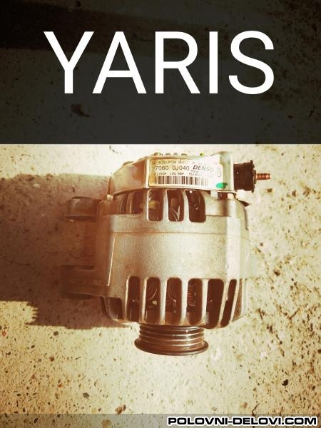 Toyota  Yaris Alternator Elektrika I Paljenje