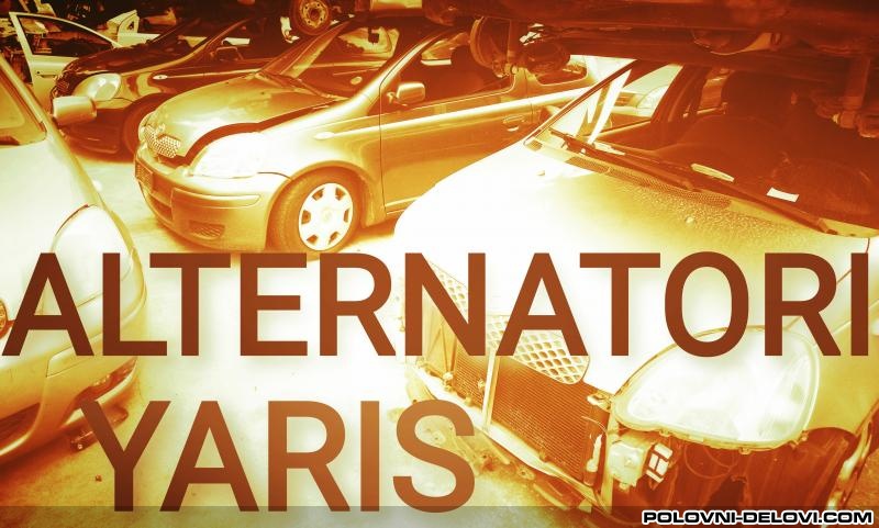 Toyota  Yaris Alternator Elektrika I Paljenje
