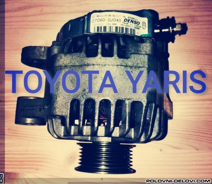 Toyota  Yaris Alternator Elektrika I Paljenje