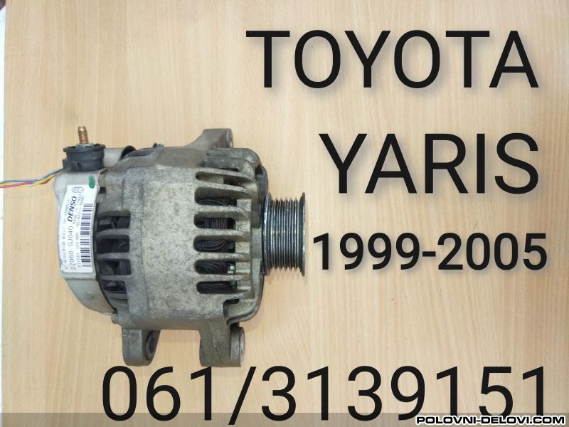 Toyota  Yaris Alternator Elektrika I Paljenje