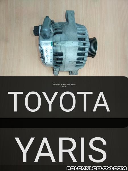 Toyota  Yaris Alternator Elektrika I Paljenje