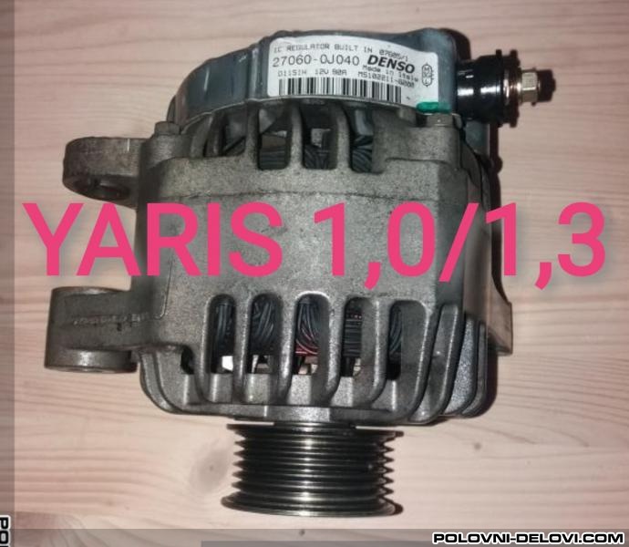Toyota  Yaris Alternator Elektrika I Paljenje